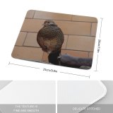 yanfind The Mouse Pad Birdwatching Beak Field Alive Grass Cool Life Afraid Gobbler Falcon Falconiformes Galliformes Pattern Design Stitched Edges Suitable for home office game