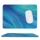 yanfind The Mouse Pad Abstract Feathers CGI Teal Vivo X Pattern Design Stitched Edges Suitable for home office game