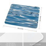 yanfind The Mouse Pad Waves Wave Pools Plasma Aqua Daytime Resources Azure Calm Reflection Sky Pattern Design Stitched Edges Suitable for home office game