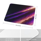 yanfind The Mouse Pad Dante Metaphor Abstract Rays Colorful Glowing Dark Pattern Design Stitched Edges Suitable for home office game