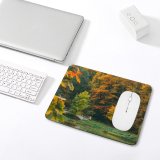 yanfind The Mouse Pad Abies Plant Forest Россия Pictures Outdoors Tree Fir Free Falls Maple Pattern Design Stitched Edges Suitable for home office game