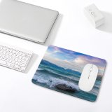 yanfind The Mouse Pad Dominic Kamp Lake Ohau Glacier Mountains Zealand Pattern Design Stitched Edges Suitable for home office game