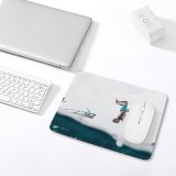 yanfind The Mouse Pad Recreation Iphone Beach Trip Young Boat Outdoor Diver Outdoors Leisure Motion Tourism Pattern Design Stitched Edges Suitable for home office game
