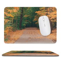 yanfind The Mouse Pad Walkway Trail Plant Trunk Pictures Outdoors Tree Free Vegetation Hike Leaves Pattern Design Stitched Edges Suitable for home office game