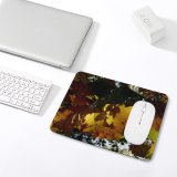 yanfind The Mouse Pad Maple Autumn Woody Maple Plant Fall Sky Wood Plane Leaf Forest Leaf Pattern Design Stitched Edges Suitable for home office game