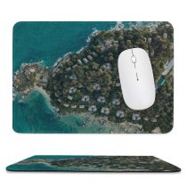 yanfind The Mouse Pad Landscape Island Beach Domain Pictures Sea Banyan Outdoors Islands Grey Tree Pattern Design Stitched Edges Suitable for home office game