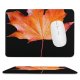yanfind The Mouse Pad Maple Autumn Woody Leaves Maple Calm Fall Autumnal Plant Wood Leaf Forest Pattern Design Stitched Edges Suitable for home office game