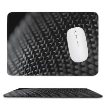 yanfind The Mouse Pad Blur Focus Wire Blurry Dark Design Texture Mesh Macro Pattern Design Stitched Edges Suitable for home office game