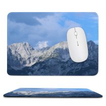 yanfind The Mouse Pad Landscape Peak Countryside Domain Rock Pastel Kaiser Pictures Outdoors Austria Snow Pattern Design Stitched Edges Suitable for home office game