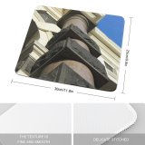 yanfind The Mouse Pad Building Perspective Architectural Sky Upward Facade Classical Rock Angles Column Zealand Daytime Pattern Design Stitched Edges Suitable for home office game