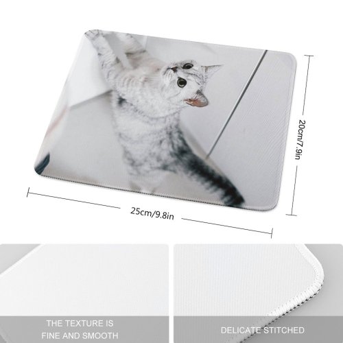 yanfind The Mouse Pad Fun Cute Baby Young Room Family Girl Portrait Pattern Design Stitched Edges Suitable for home office game