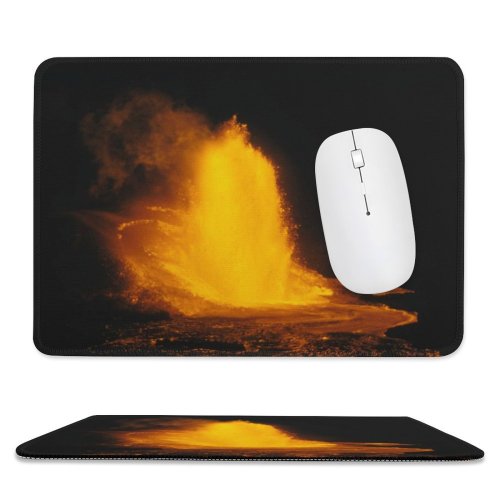 yanfind The Mouse Pad Eruption Geographical Abstract Mountain Fire From Free Geography Crisis Satellite Outdoors Pattern Design Stitched Edges Suitable for home office game