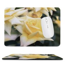 yanfind The Mouse Pad Vintage Blossom Rose Plant Free Model Art Wallpapers Petal Flower Images Pattern Design Stitched Edges Suitable for home office game