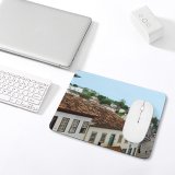 yanfind The Mouse Pad Building Colony Town Gerais Old Settlement Antiga Area Center Church Historical Ceiling Pattern Design Stitched Edges Suitable for home office game