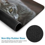 yanfind The Mouse Pad Abyssinian Kitten Cat Wallpapers Manx Creative Images Eye Pictures Face Tabby Pattern Design Stitched Edges Suitable for home office game