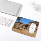 yanfind The Mouse Pad Building Old Tuscany Home Area Anchient Rural Maremma Landscape Sky Village Estate Pattern Design Stitched Edges Suitable for home office game