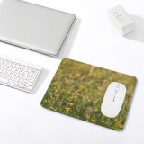 yanfind The Mouse Pad Agriculture Field Blossom Grass Domain Rural Plant Public Outdoors Farm Pasture Pattern Design Stitched Edges Suitable for home office game