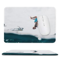 yanfind The Mouse Pad Recreation Iphone Beach Trip Young Boat Outdoor Diver Outdoors Leisure Motion Tourism Pattern Design Stitched Edges Suitable for home office game