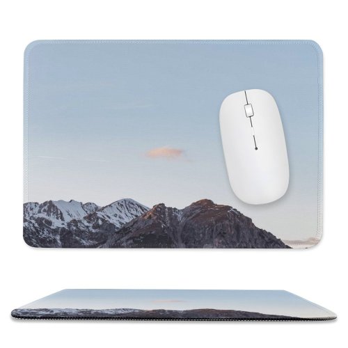 yanfind The Mouse Pad Abies Range Tree Mountain Plant Fir Ice PNG Outdoors Wallpapers Images Pattern Design Stitched Edges Suitable for home office game