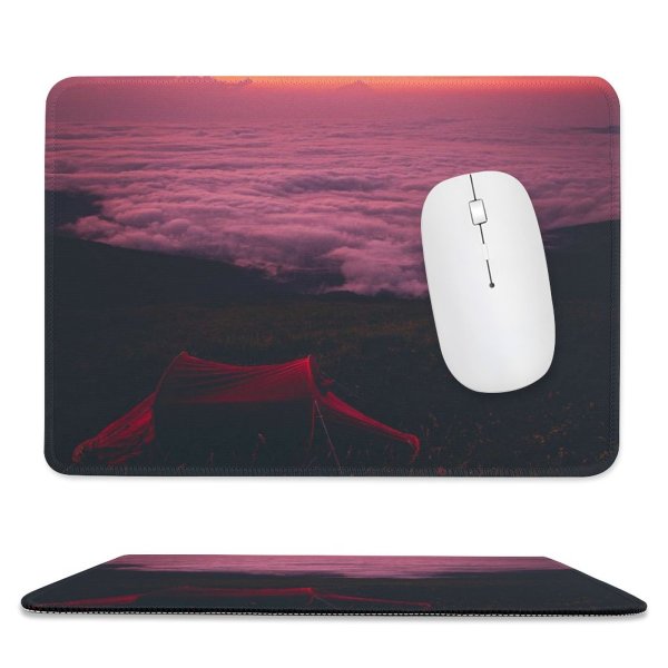 yanfind The Mouse Pad Abruzzo Crest Mountain Panorama Activities Cloudy Italia PNG Leisure Wallpapers Tent Pattern Design Stitched Edges Suitable for home office game