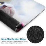 yanfind The Mouse Pad Funny Curiosity Cute Baby Young Little Eye Pretty Portrait Pet Whisker Downy Pattern Design Stitched Edges Suitable for home office game