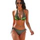 yanfind Bikini Freh Plant Leaf Leaves Garden Gardening Earth Soil Light Decor Flower Houseplant Women's Sexy Backless Swimwear Two Piece Summer