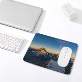 yanfind The Mouse Pad Matterhorn Dent D'Hérens Mountains Sunrise Morning Snow Covered Mountain Range Switzerland Pattern Design Stitched Edges Suitable for home office game