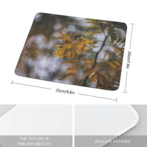yanfind The Mouse Pad Abies Spain Tree Leaves Madrid Domain Plant Leaf Larch Fir Public Pattern Design Stitched Edges Suitable for home office game