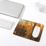 yanfind The Mouse Pad Saturation Tree Vibrant States Domain Plant Pa Leaf Delicate Public Great Pattern Design Stitched Edges Suitable for home office game