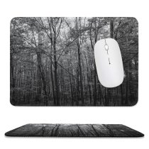 yanfind The Mouse Pad Alemania Plant Woodland Forest Grove Pictures Outdoors Jungle Grey Tree Birch Pattern Design Stitched Edges Suitable for home office game