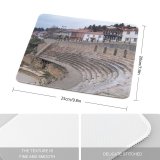 yanfind The Mouse Pad Building History Theatre Antic Greek Rome Historic Ruins Detailed Ohrid Architecture Roman Pattern Design Stitched Edges Suitable for home office game