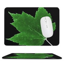 yanfind The Mouse Pad Maple Autumn Woody Leaves Maple Plant Fall Grape Plane Flower Leaf Leaf Pattern Design Stitched Edges Suitable for home office game