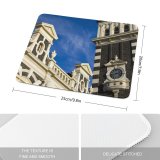 yanfind The Mouse Pad Building Building Basilica Old Sky Contrast Trains Clock Sky Buildings Facade Classic Pattern Design Stitched Edges Suitable for home office game