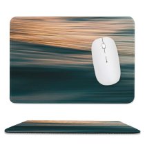 yanfind The Mouse Pad Landscape Pictures PNG Ripple Boat Outdoors Abstract Sunset City HQ Wave Pattern Design Stitched Edges Suitable for home office game