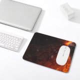 yanfind The Mouse Pad Eruption Pictures Outdoors Fire Stock Free Volcano Flame Art Bonfire Mountain Pattern Design Stitched Edges Suitable for home office game