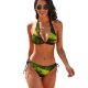 yanfind Bikini Frog Australia Branch Sydney Wales Tree Hyla Amphibian Shrub Agalychnis Pacific Treefrog Women's Sexy Backless Swimwear Two Piece Summer
