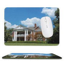 yanfind The Mouse Pad Building Lodge Home Area Historic Residential History Cottage Sky Cabana Home Classic Pattern Design Stitched Edges Suitable for home office game