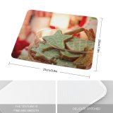 yanfind The Mouse Pad Blur Focus Xmas Season Jar Depth Decorations Field Shallow Decors Macro Cookies Pattern Design Stitched Edges Suitable for home office game