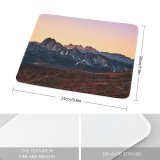 yanfind The Mouse Pad Luca Bravo Giau Pass Mountain Range Dolomites Sunset Landscape Dawn Italy Pattern Design Stitched Edges Suitable for home office game