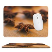 yanfind The Mouse Pad Blur Freshness Focus Dry Life Organic Seasoning Table Still Macro Ingredients Fruit Pattern Design Stitched Edges Suitable for home office game