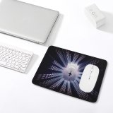 yanfind The Mouse Pad Chiara Lily Jet Fighter Moon Buildings Pattern Design Stitched Edges Suitable for home office game