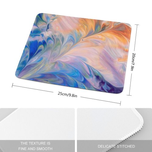 yanfind The Mouse Pad Domain Acid Pictures Abstract Fractal Ornament Flower HQ Acrylic Birds Public Pattern Design Stitched Edges Suitable for home office game