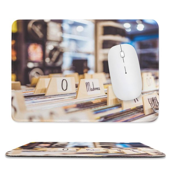 yanfind The Mouse Pad Blur Folders Records Field Files Documents Room Lights Office Arrangement Papers Organized Pattern Design Stitched Edges Suitable for home office game