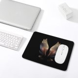 yanfind The Mouse Pad Abstract Dark Galaxy W Fold AMOLED Angel Wings Pattern Design Stitched Edges Suitable for home office game