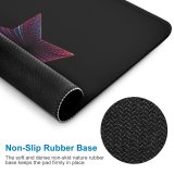 yanfind The Mouse Pad Daniel Olah Abstract Dark Star Neon Pattern Design Stitched Edges Suitable for home office game