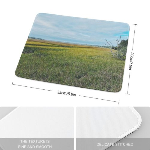 yanfind The Mouse Pad Scenery Field Savanna Grass Rural Plant Outdoors Farm Wallpapers Land Grassland Pattern Design Stitched Edges Suitable for home office game