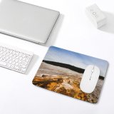 yanfind The Mouse Pad Eruption Geyser Tree Mountain Domain Wilderness Plant Public Woodland Basin Ice Pattern Design Stitched Edges Suitable for home office game