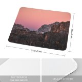 yanfind The Mouse Pad Luca Bravo Giau Pass Mountains Dolomites Sunset Dusk Golden Hour Italy Pattern Design Stitched Edges Suitable for home office game