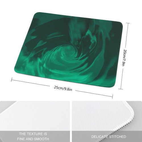 yanfind The Mouse Pad Whirlpool Pool Texture Textures Abstract Light H O Aqua Turquoise Organism Underwater Pattern Design Stitched Edges Suitable for home office game