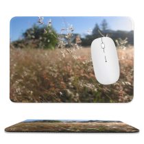 yanfind The Mouse Pad Family Vegetation Landscape Sky Plant Spring Grass Natural Grass Morning Ecoregion Wheat Pattern Design Stitched Edges Suitable for home office game